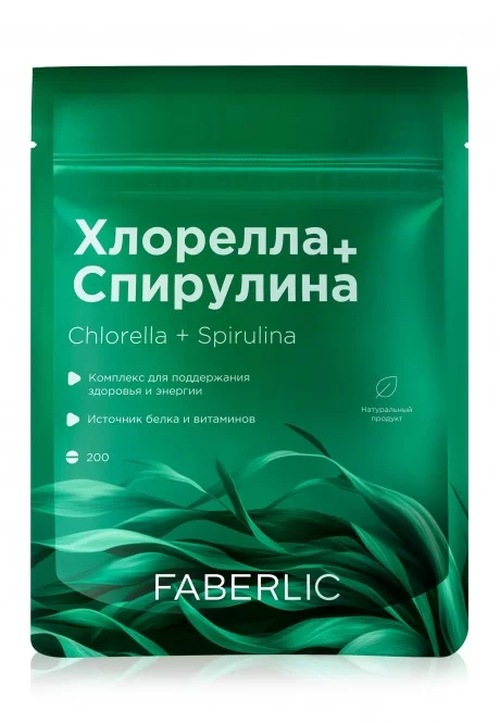 Водоросли хлорелла и спирулина прессованные