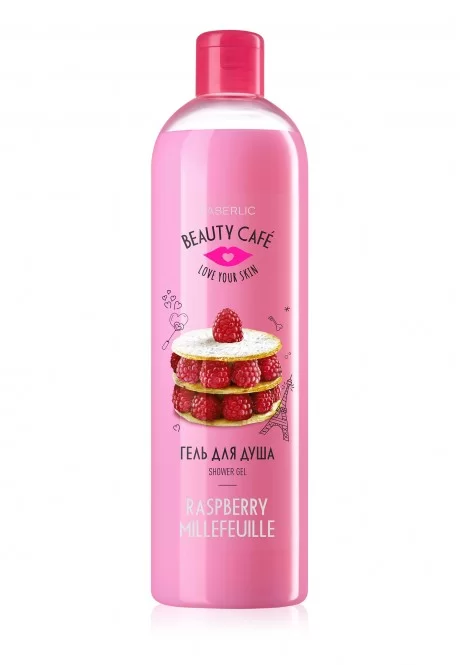 Гель для душа «Малиновый мильфей» Beauty Cafe