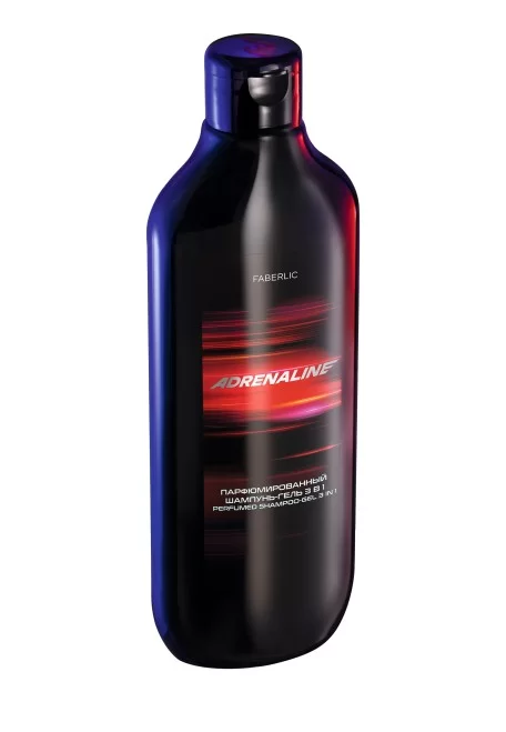 Парфюмированный шампунь-гель 3 в 1 Adrenaline
