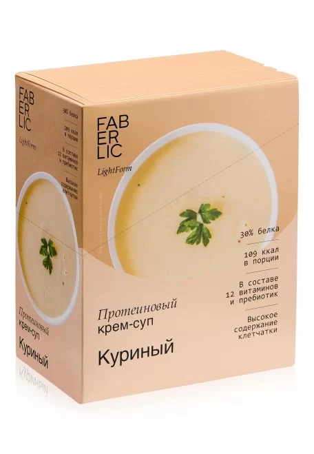 Протеиновый крем-суп Куриный