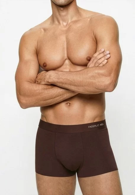 Бесшовные трусы боксеры из бамбука для мужчин Faberlic