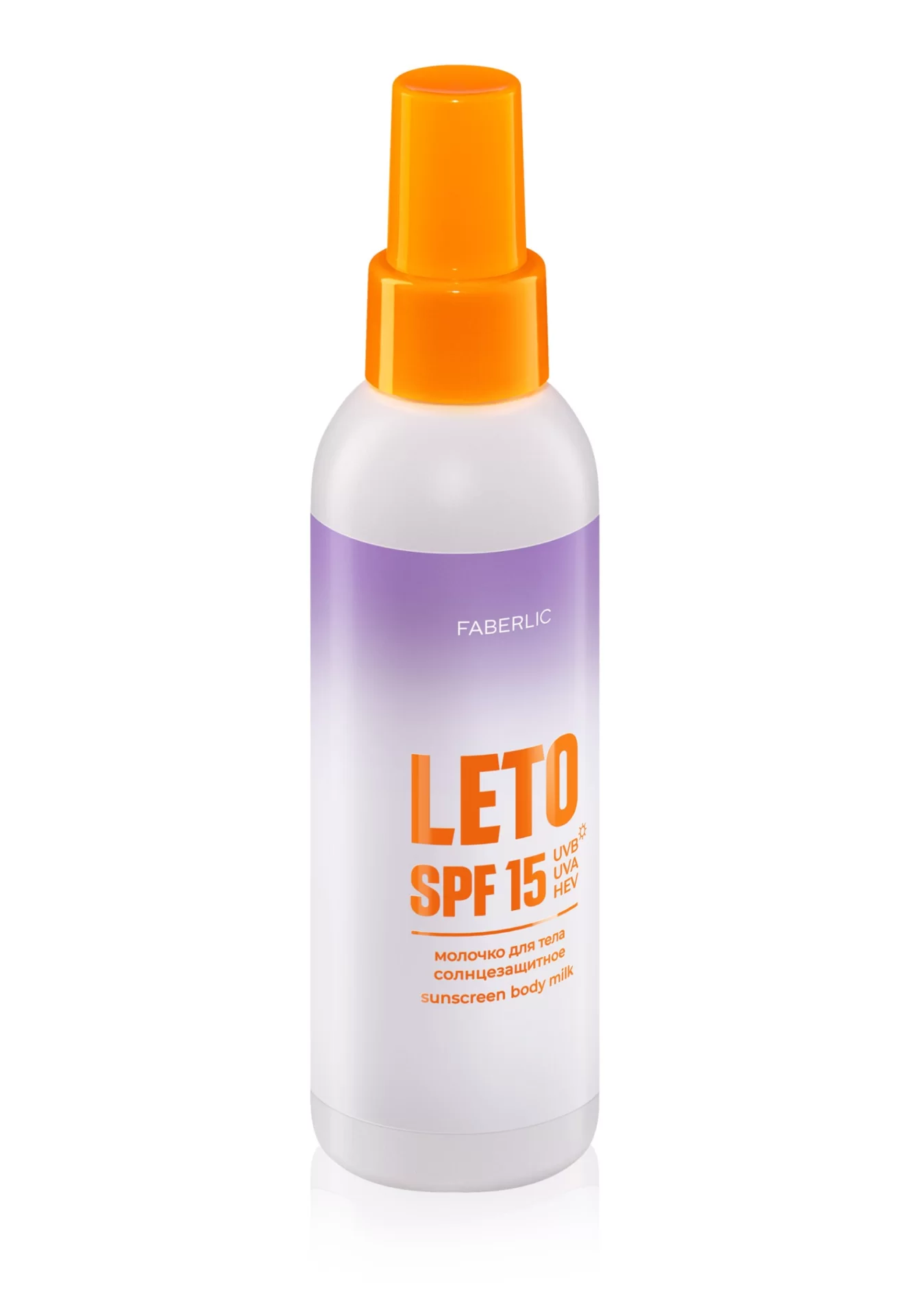 Солнцезащитное молочко для тела SPF 15 Leto