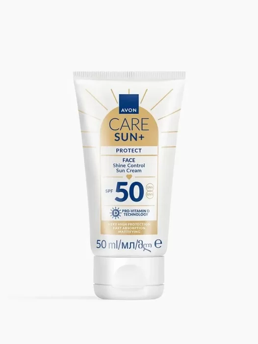 Солнцезащитный матирующий крем для лица SPF 50 AVON