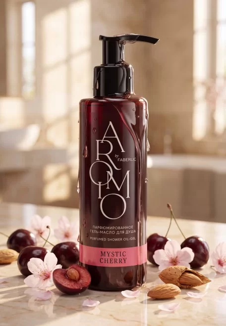Парфюмированное гель-масло для душа Mystic Cherry