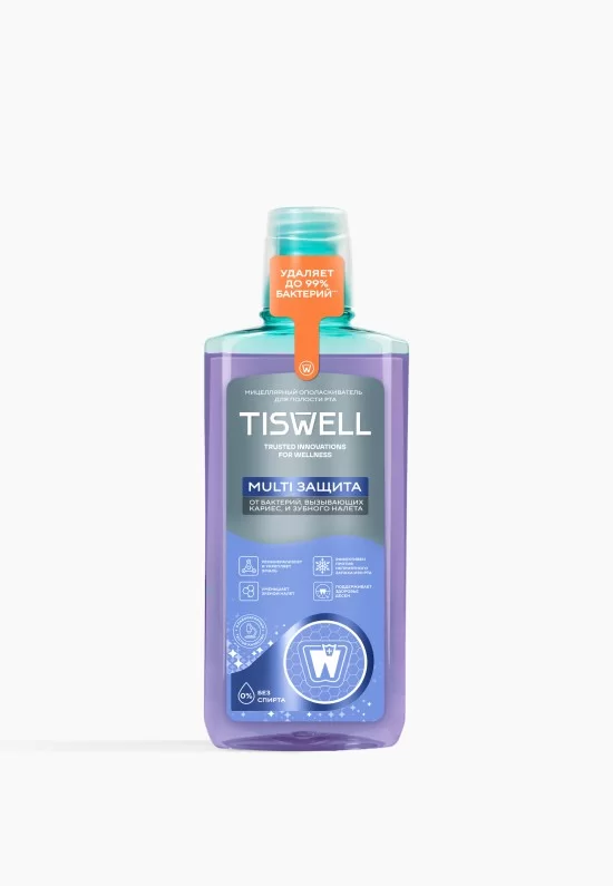 Ополаскиватель мицеллярный для полости рта Tiswell MULTI Защита