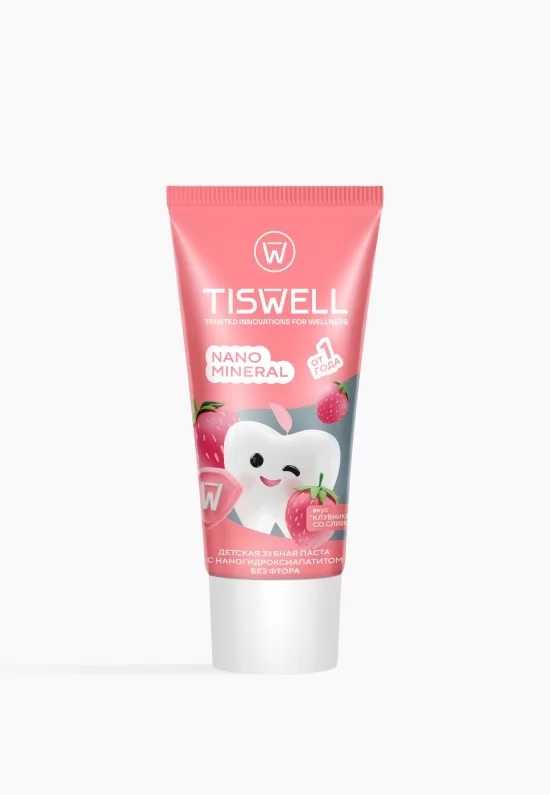 Детская зубная паста Tiswell NANO Mineral 1+ без фторидов